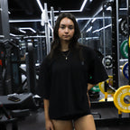 POLERA BOXYFIT NEGRA