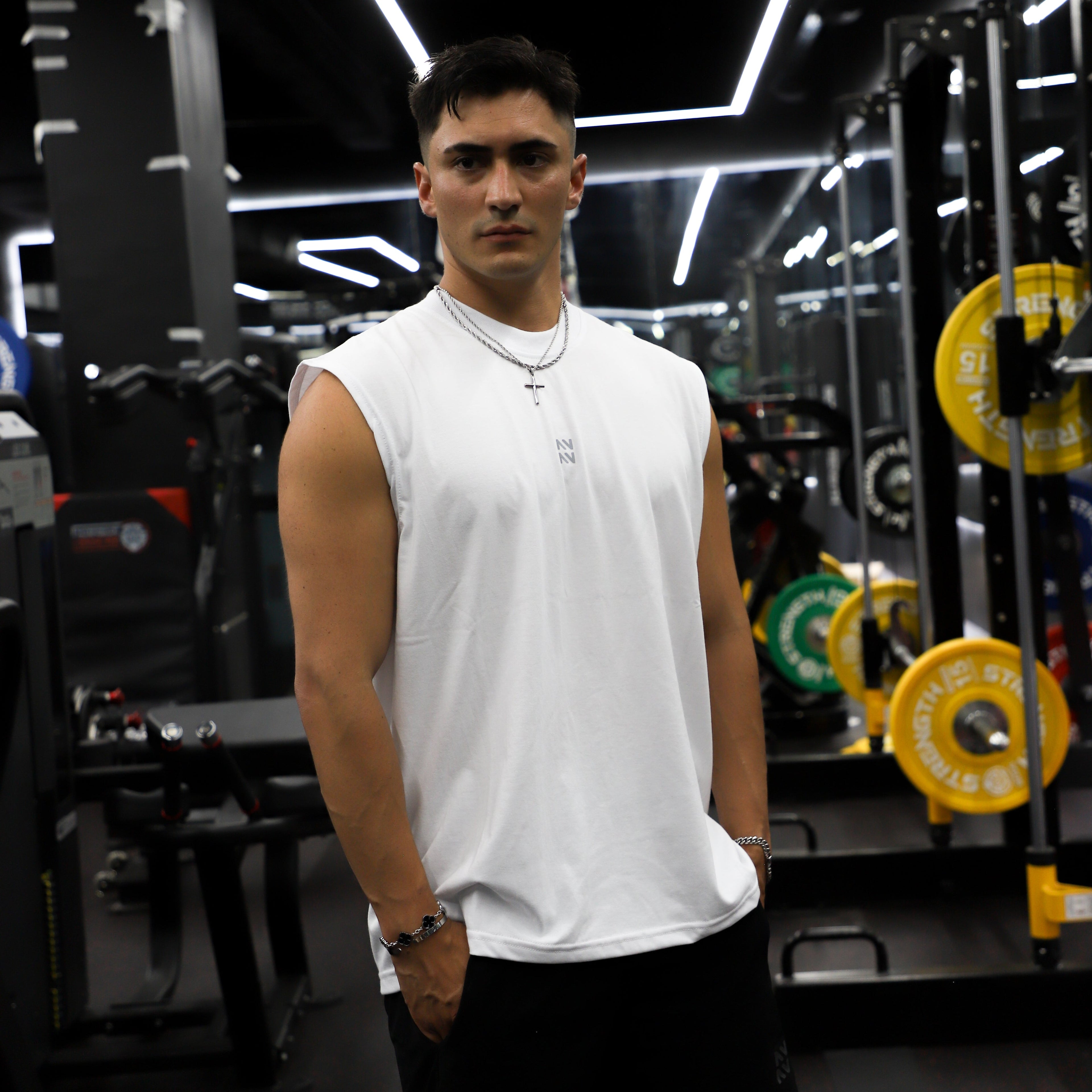 MUSCULOSA TANK BLANCA