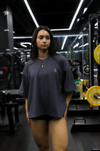 POLERA BOXYFIT PLOMO