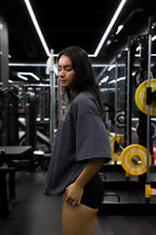 POLERA BOXYFIT PLOMO