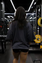 POLERA BOXYFIT PLOMO