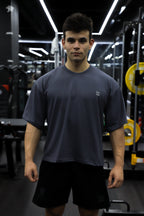 POLERA BOXYFIT PLOMO