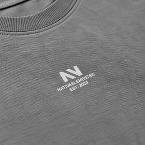MUSCULOSA TANK OVERSIZE GRIS HORSEPOWER® 100% ALGODÓN