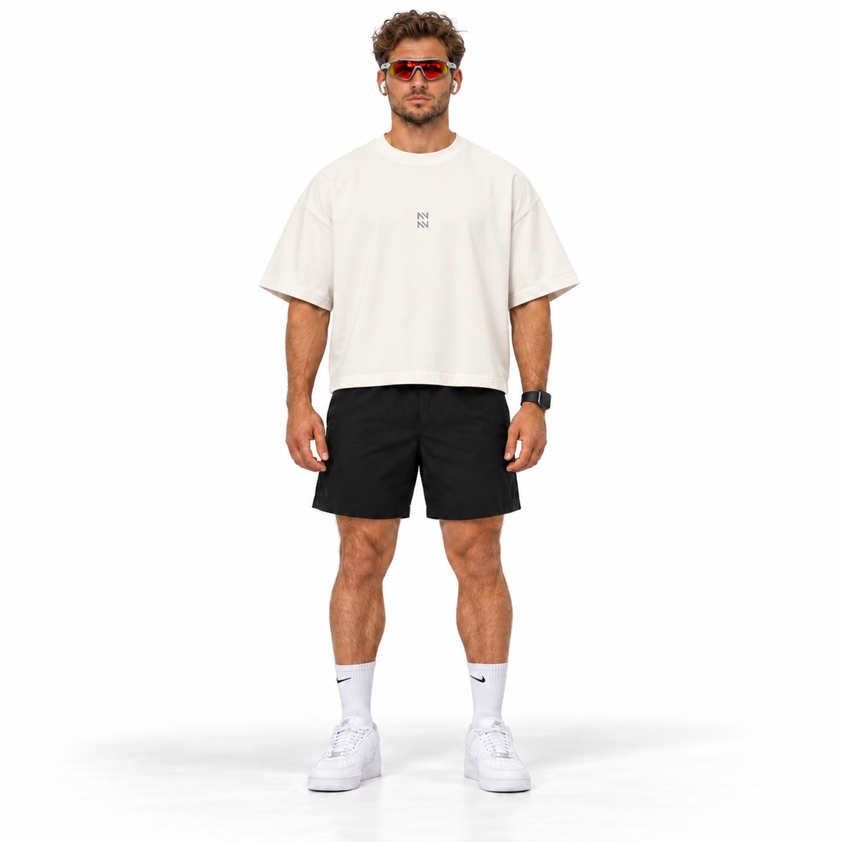 POLERA BOXYFIT BLANCO MOTION STATE® 100% ALGODÓN