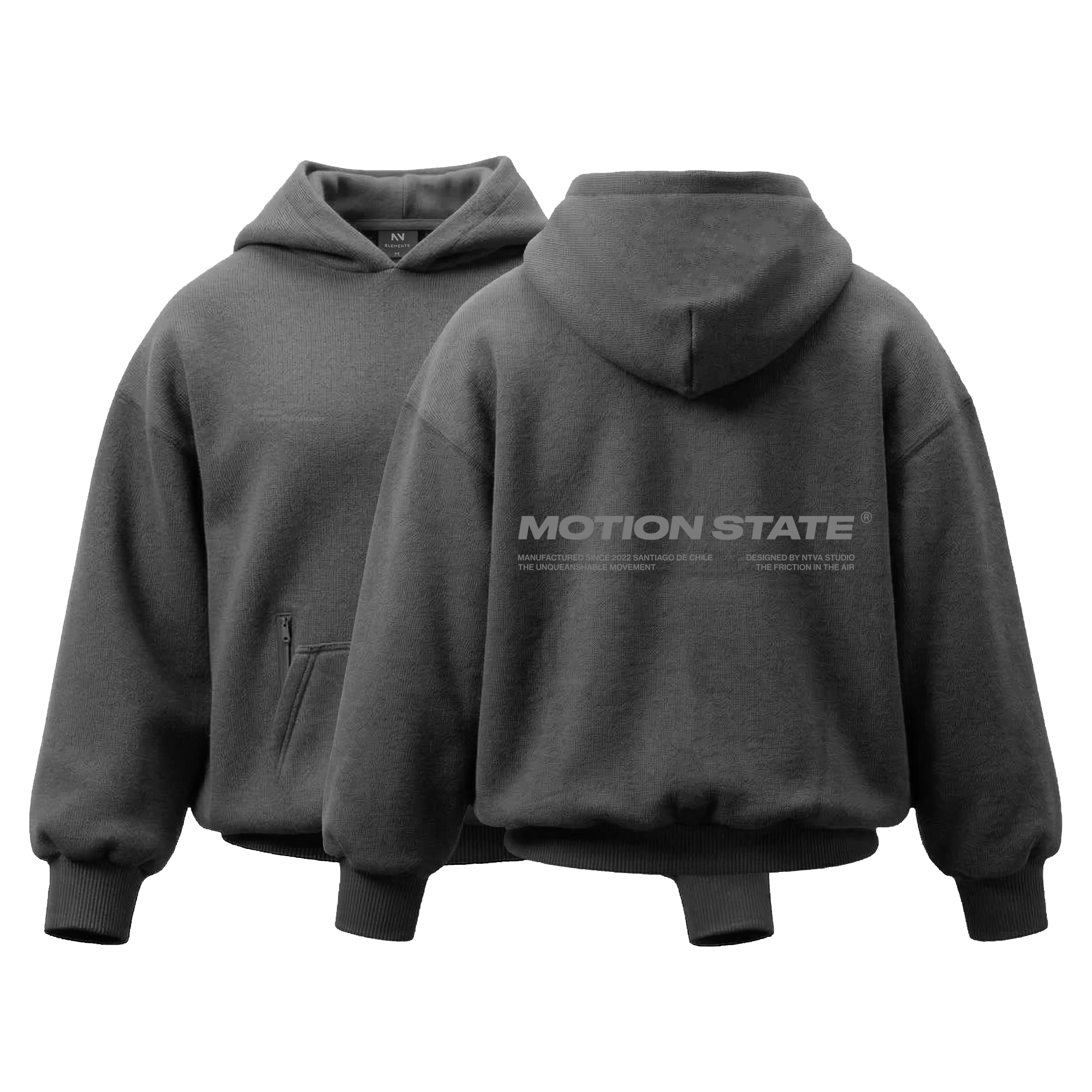 HOODIE MOTION™ NEGRO