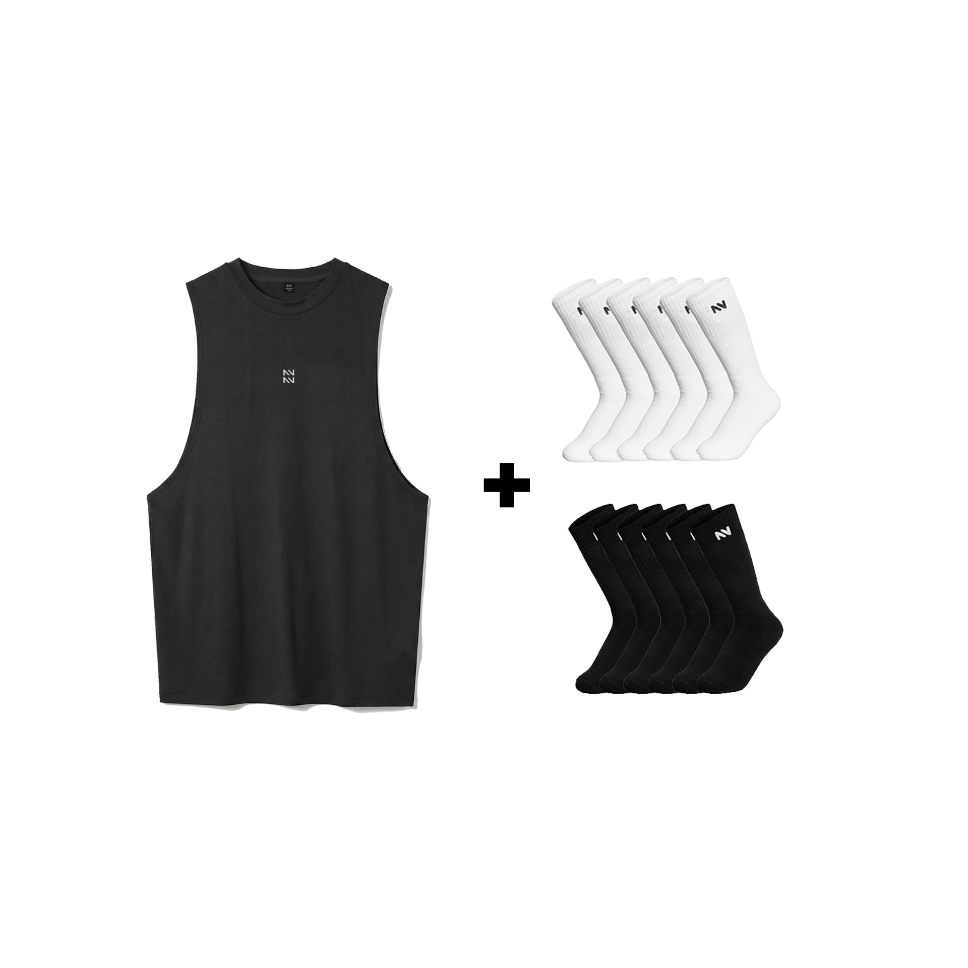 MUSCULOSA + CALCETINES