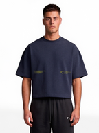 POLERA BOXYFIT MARINO BASIC® 100% ALGODÓN
