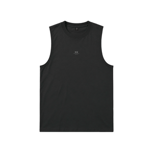 MUSCULOSA REGULAR NEGRA BASIC® 100% ALGODÓN