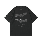 POLERA OVERSIZE NEGRA CÓNDOR® 100% ALGODÓN