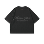 POLERA BOXYFIT NEGRA MOTIONSTATE v2® 100% ALGODÓN