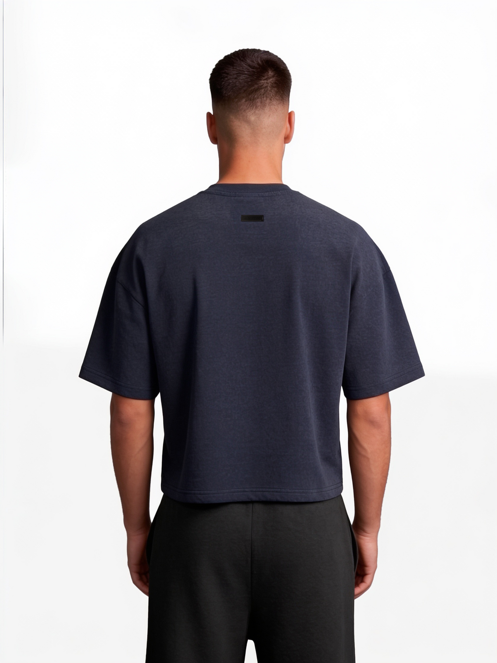 POLERA BOXYFIT MARINO BASIC® 100% ALGODÓN