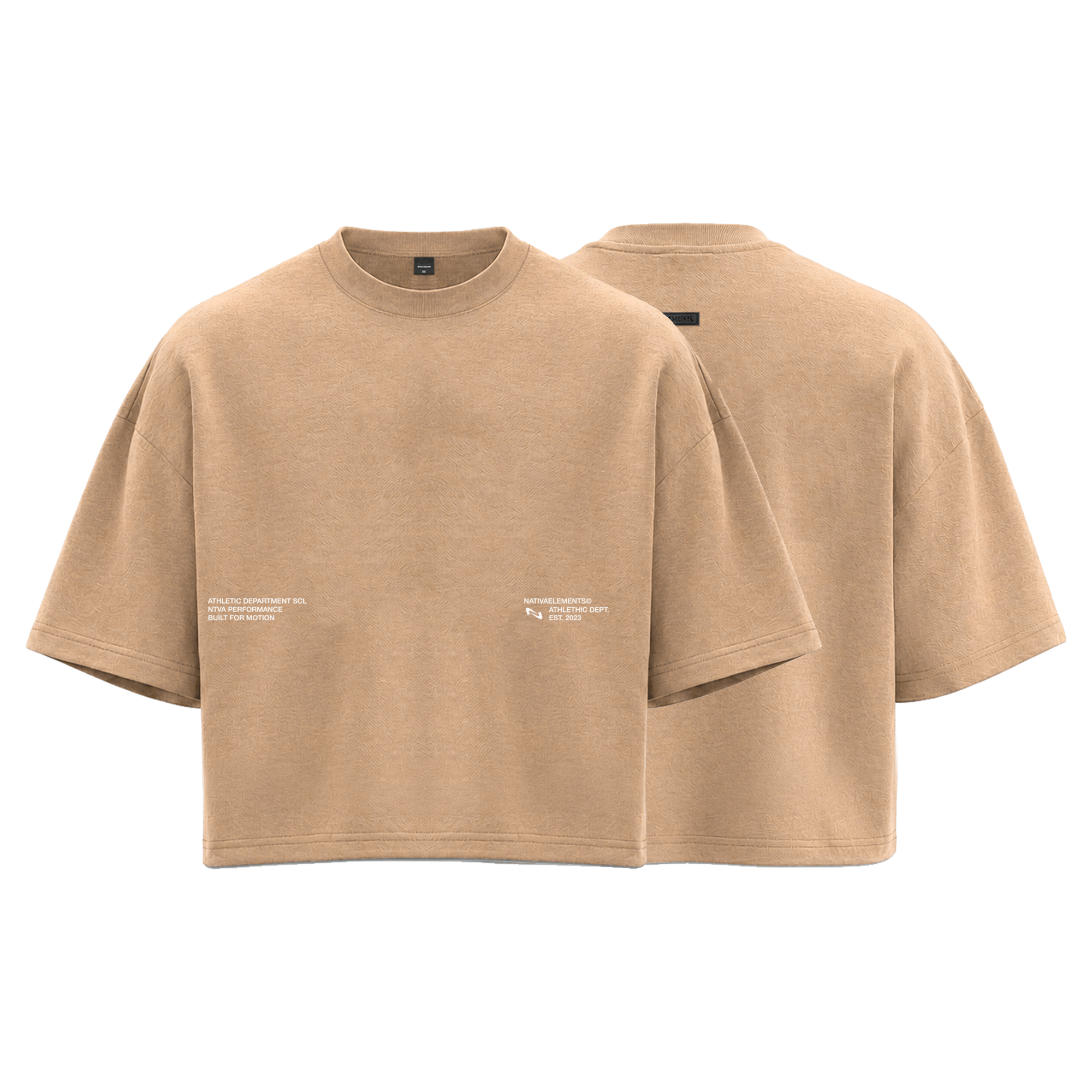 POLERA BOXYFIT MOKKA BASIC® 100% ALGODÓN