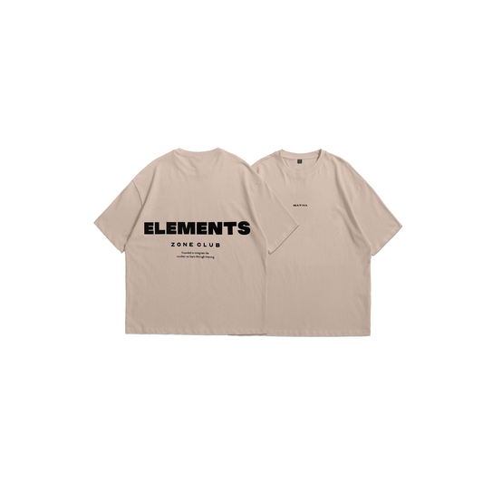 POLERA OVERSIZE ELEMENTS™ BEIGE