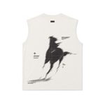MUSCULOSA TANK OVERSIZE HUESO HORSEPOWER® 100% ALGODÓN