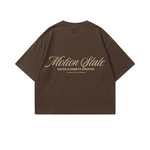 POLERA BOXYFIT CAFÉ MOTIONSTATE v2® 100% ALGODÓN