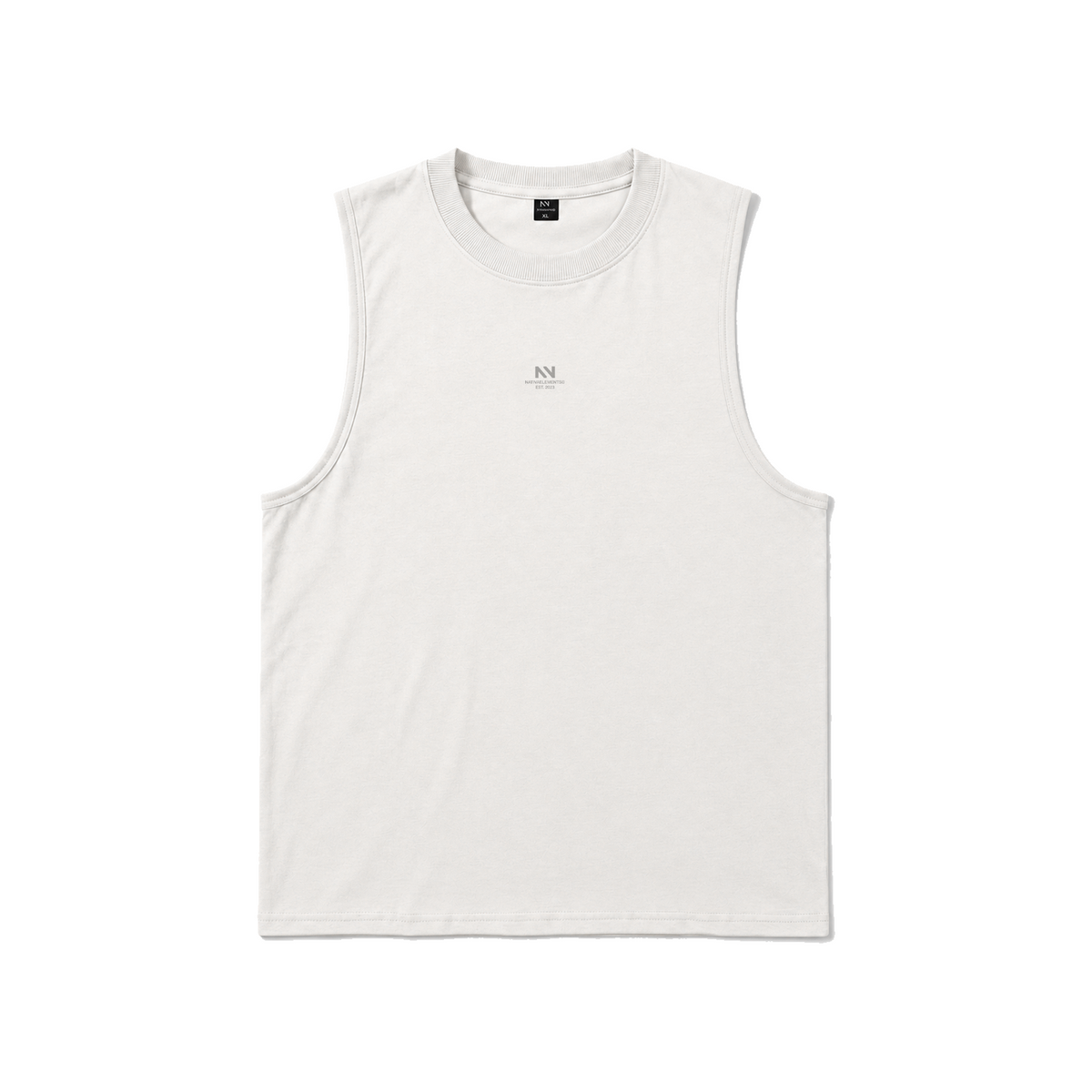 MUSCULOSA REGULAR BLANCA BASIC® 100% ALGODÓN