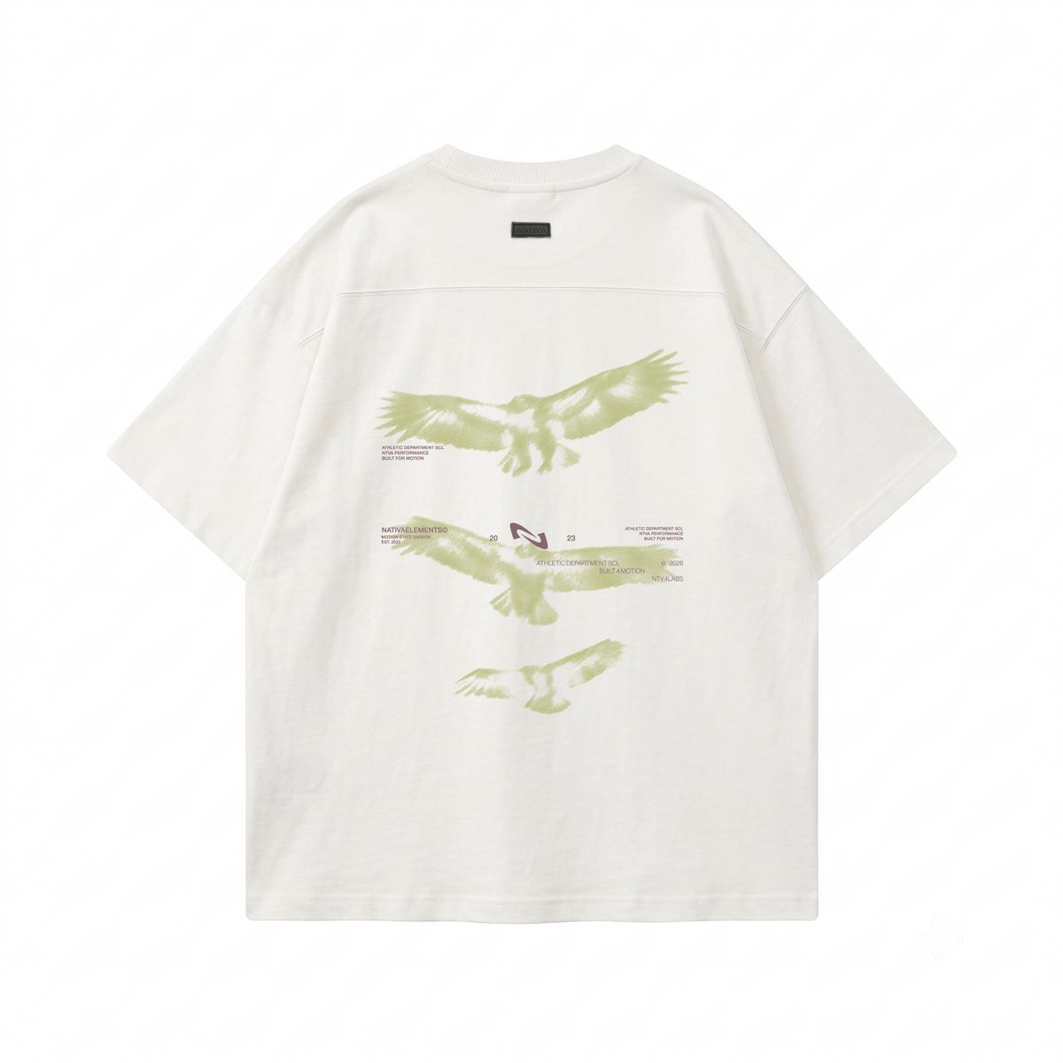 POLERA OVERSIZE HUESO CÓNDOR® 100% ALGODÓN