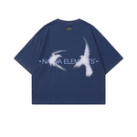 POLERA BOXYFIT ALAS® AZUL 100% ALGODÓN