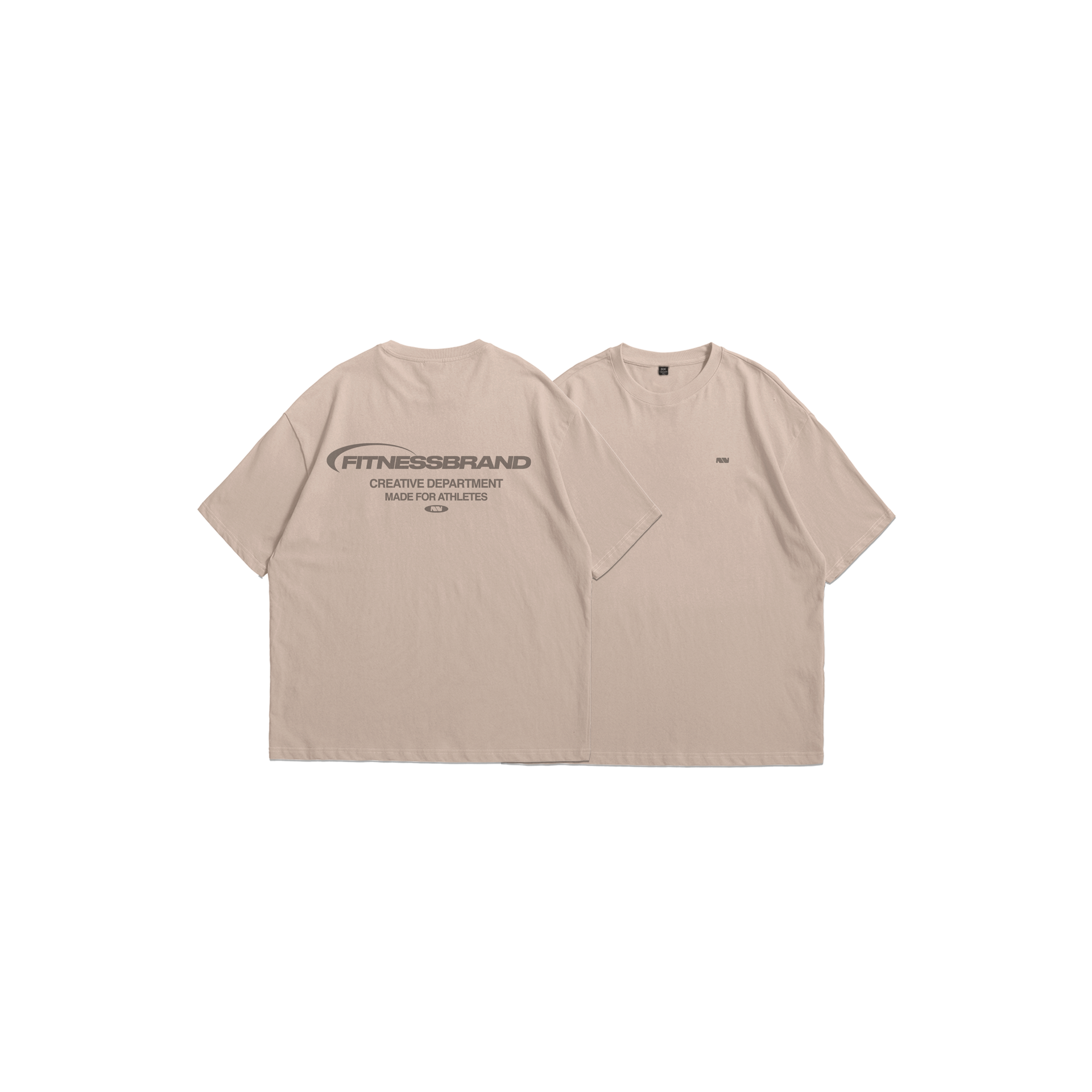 POLERA OVERSIZE FITNESSBRAND™ BEIGE