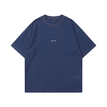 POLERA OVERSIZE AZUL BASIC® 100% ALGODÓN