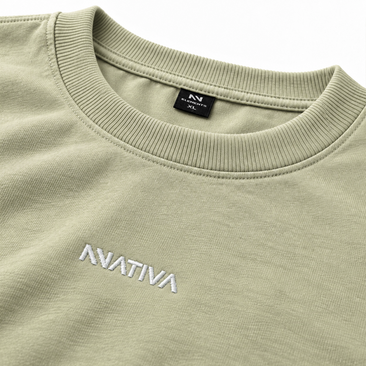 POLERA OVERSIZE BASIC OLIVA® 100% ALGODÓN