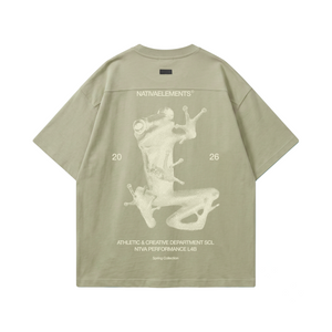 POLERA OVERSIZE VERDE CLARO RANA® 100% ALGODÓN
