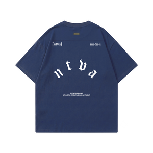 POLERA OVERSIZE GOTHIC AZUL® 100% ALGODÓN