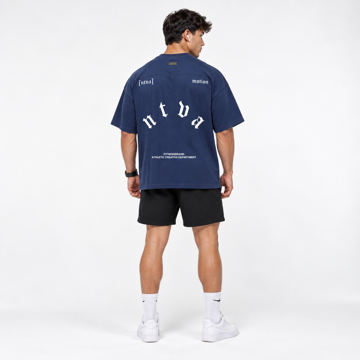 POLERA OVERSIZE GOTHIC AZUL® 100% ALGODÓN