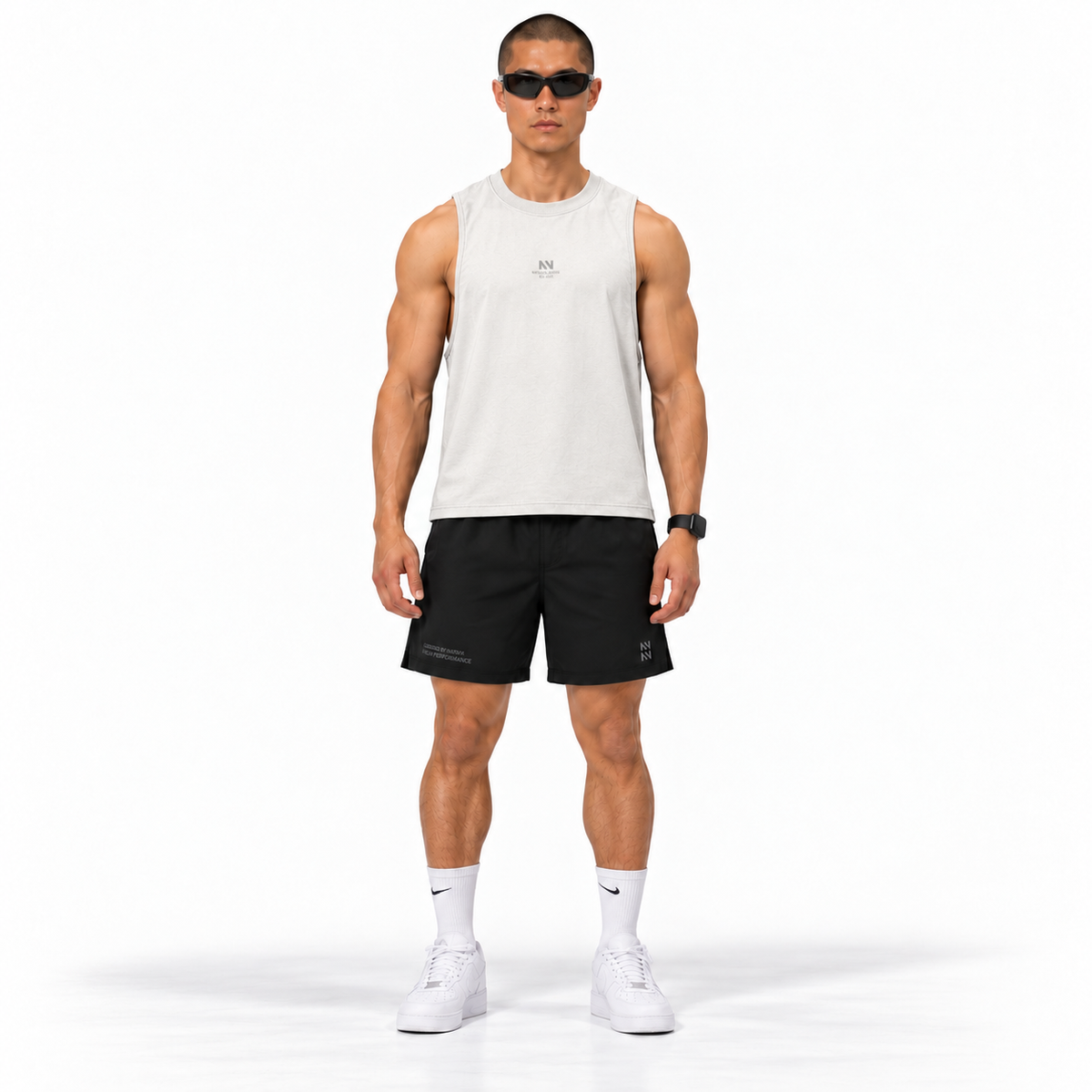 MUSCULOSA REGULAR BLANCA BASIC® 100% ALGODÓN
