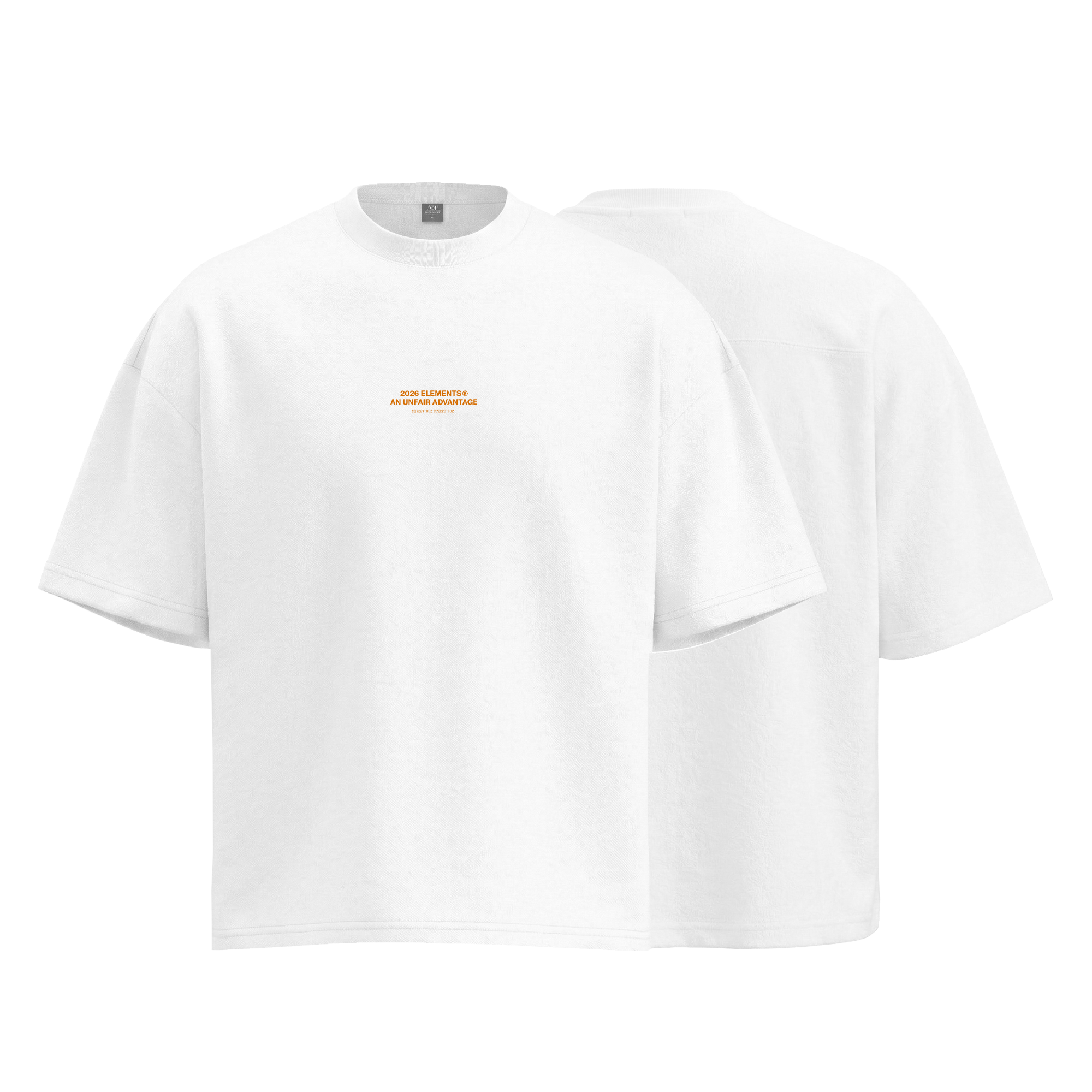 POLERA UNFAIR™ OVERSIZE BLANCA