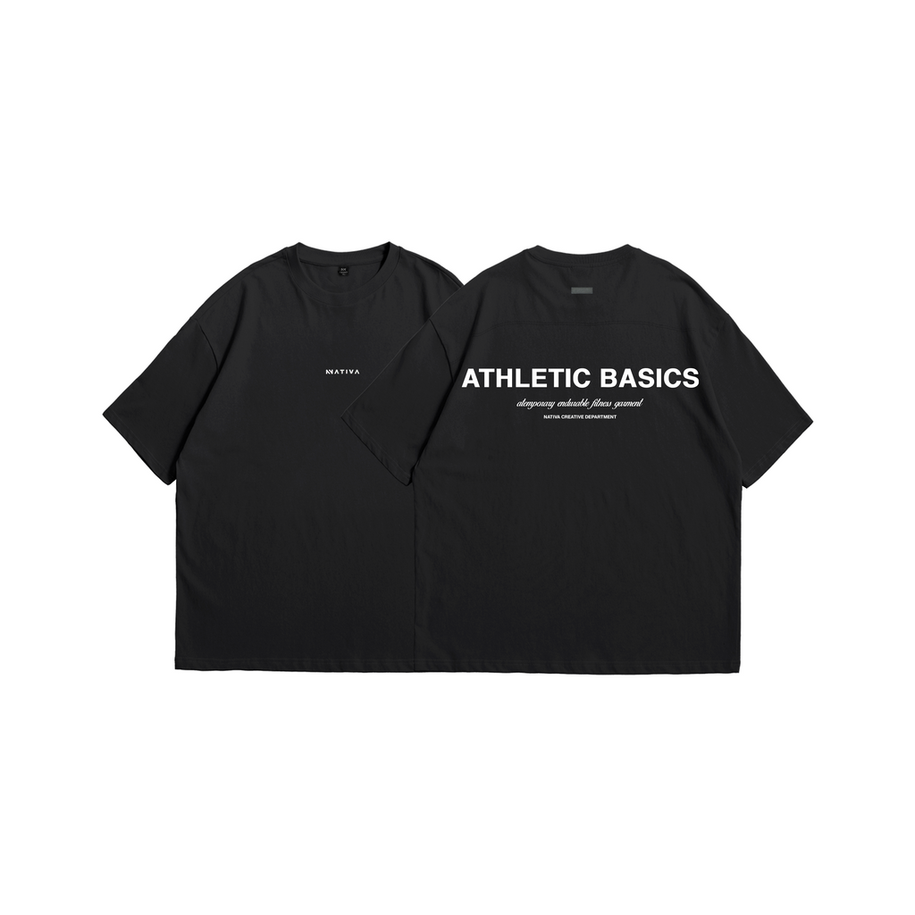 POLERA BASICS™ OVERSIZE NEGRA