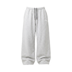 PANTALON BUZO BAGGY GRIS