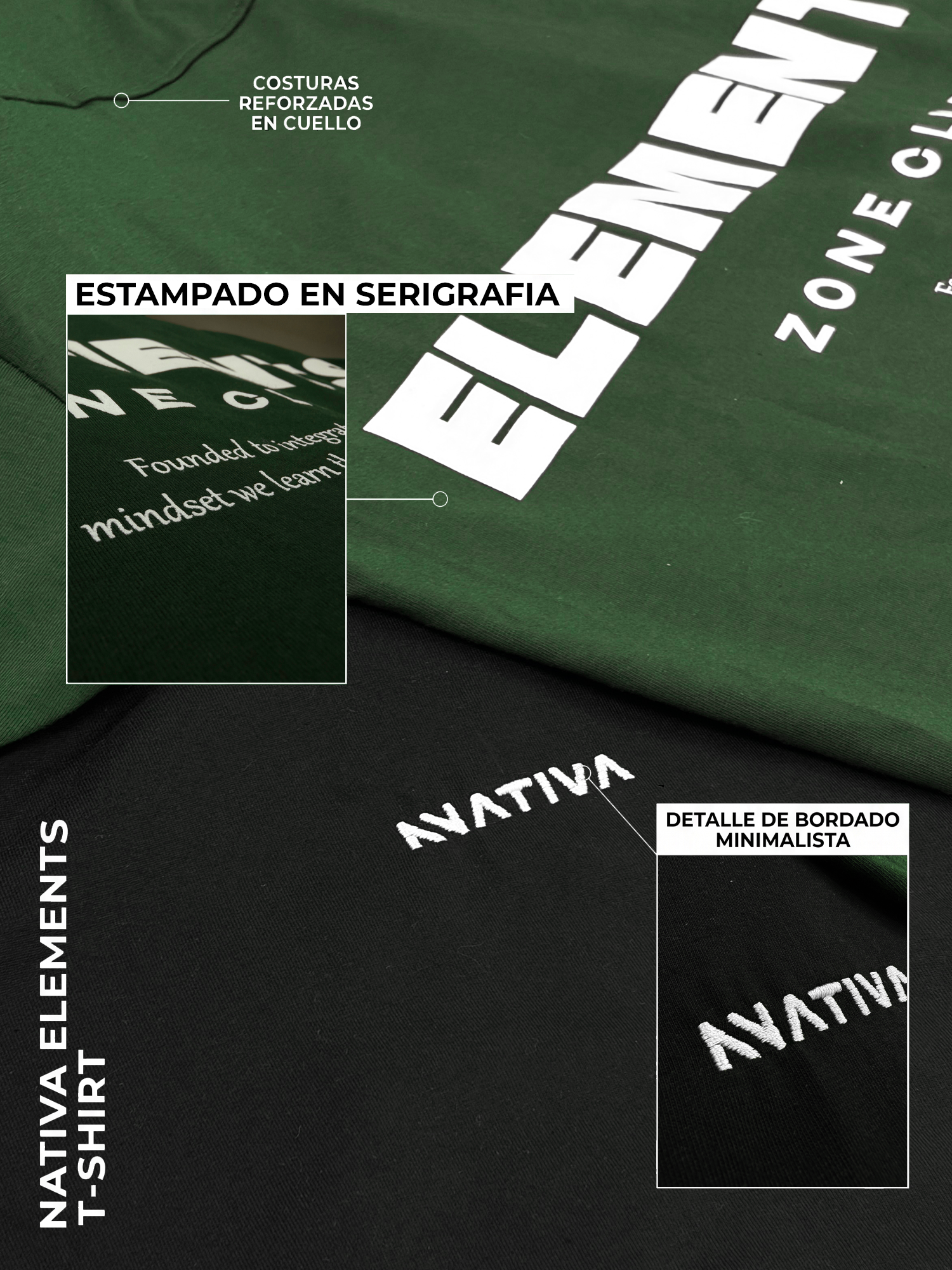 POLERA OVERSIZE ELEMENTS™ CAFE