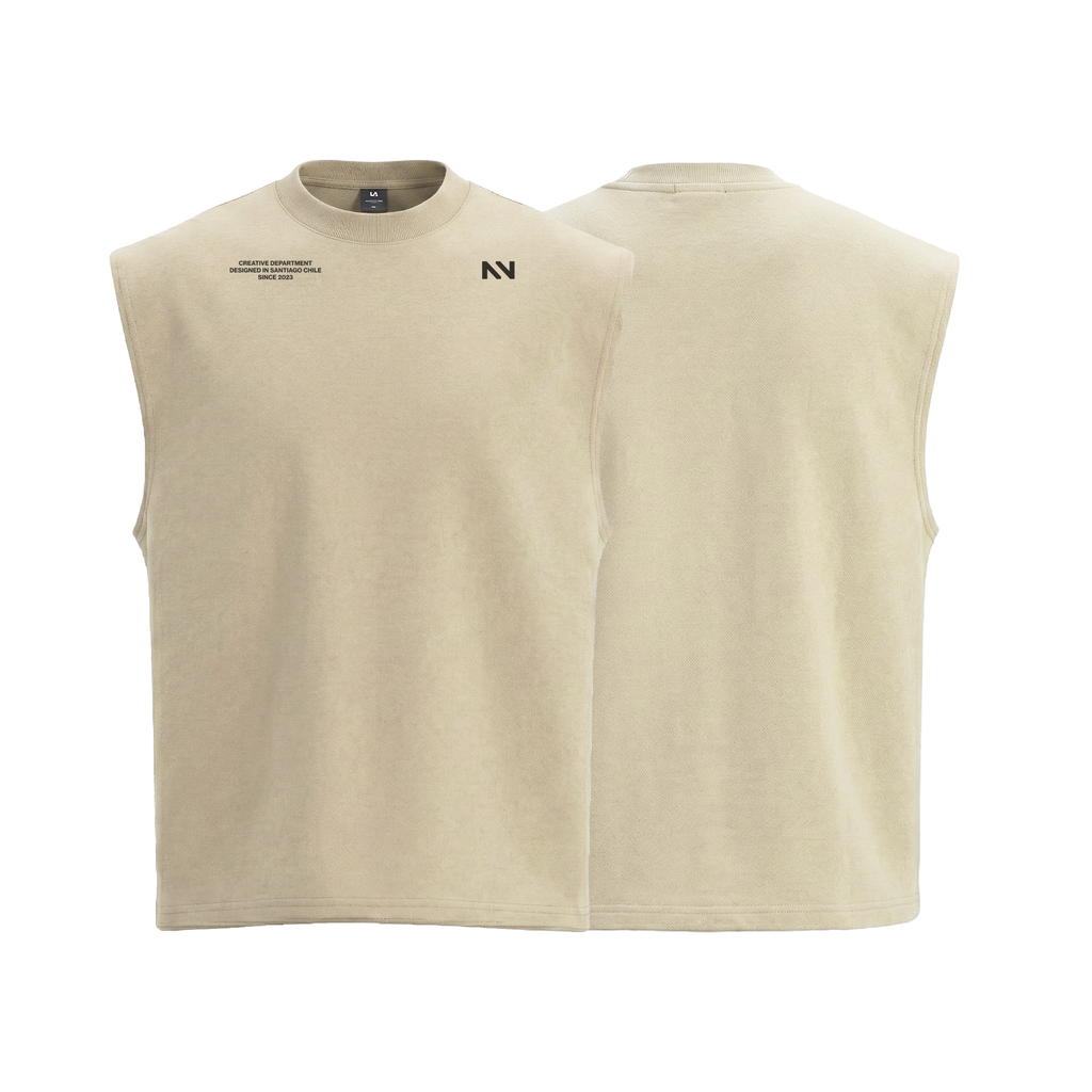 MUSCULOSA TANK BEIGE