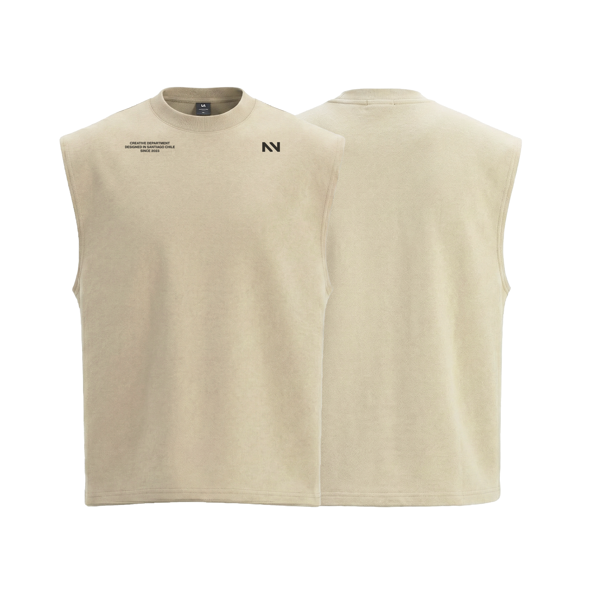MUSCULOSA TANK BEIGE