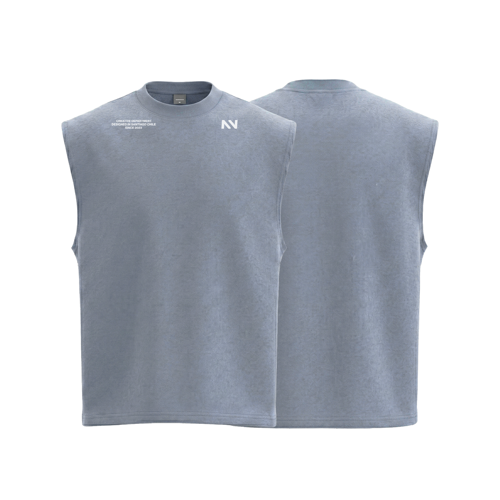 Musculosa Tank Plomo — vista principal | Nativa Elements