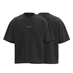 POLERA OVERSIZE UNFAIR™ NEGRA/GRIS