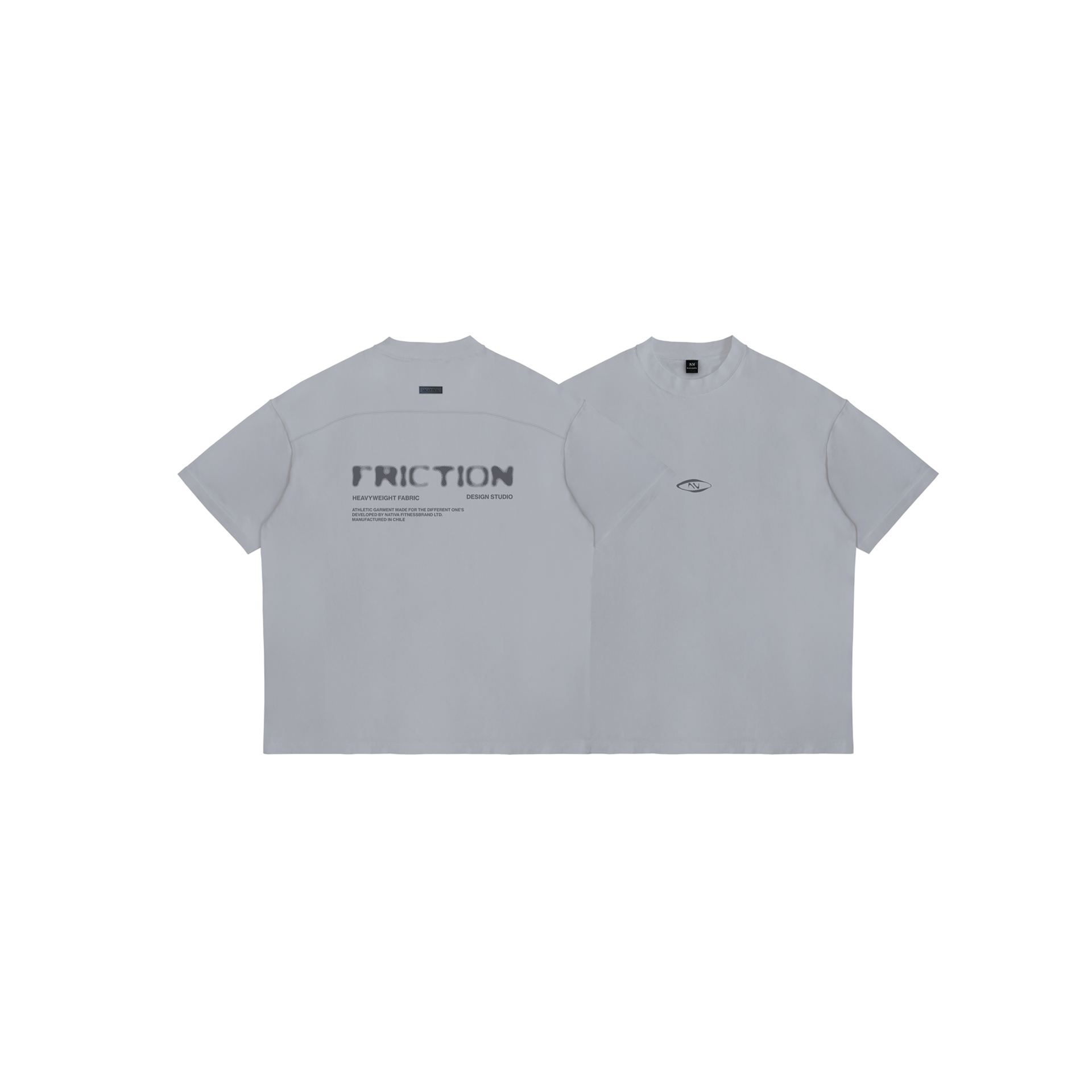 POLERA OVERSIZE FRICTION GRIS