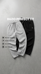 Buzo Perfect Fit Gris Melange — detalle | Nativa Elements