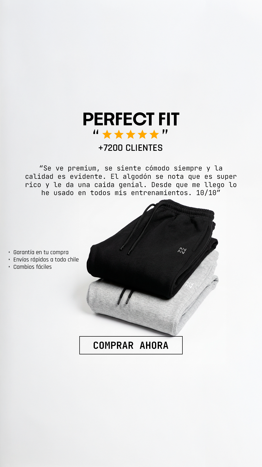 BUZO PERFECT FIT NEGRO