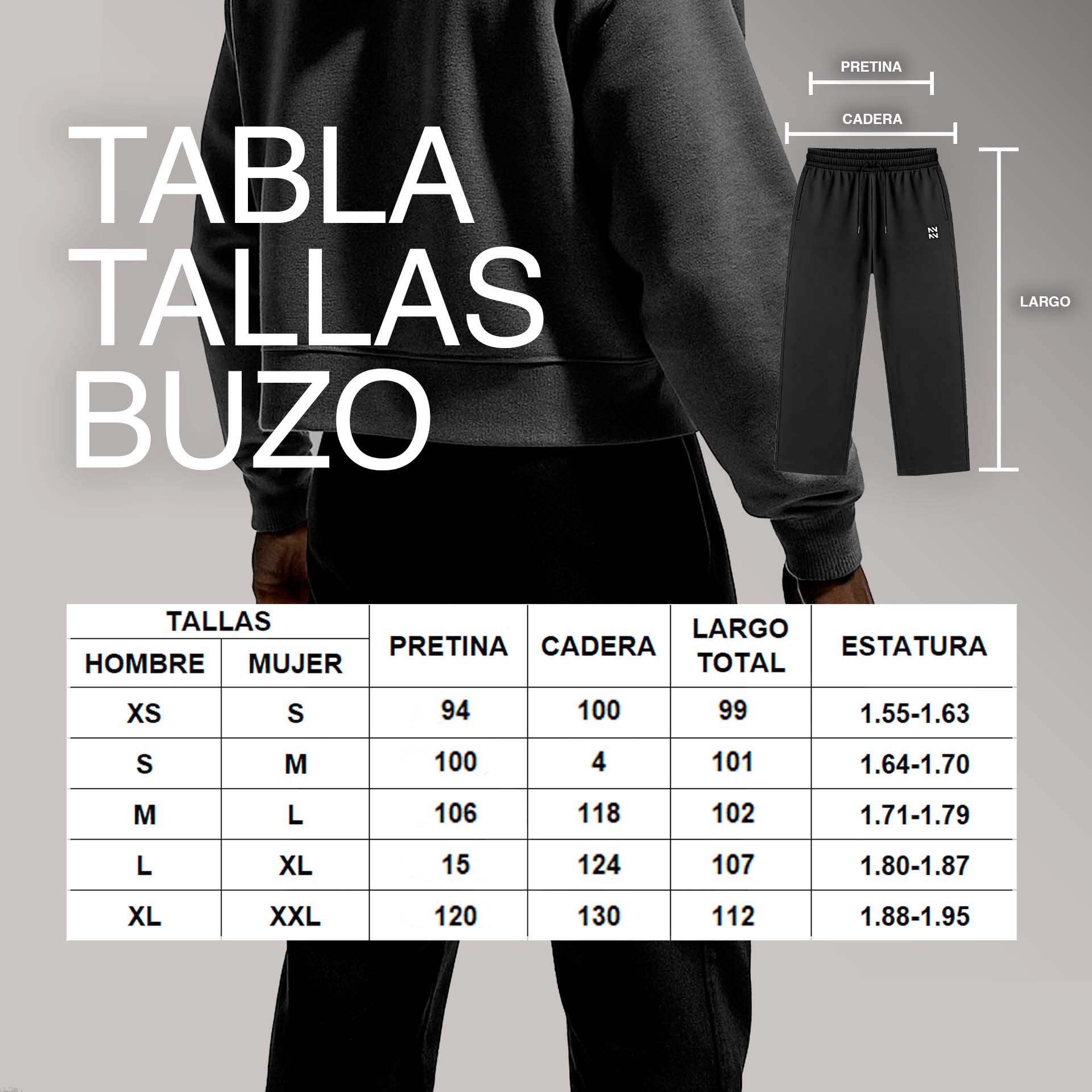 BUZO PERFECT FIT NEGRO