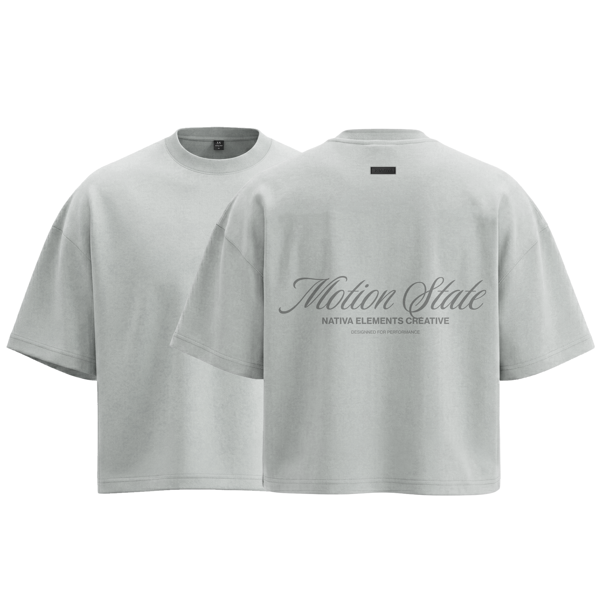 POLERA BOXYFIT MOTION® GRIS
