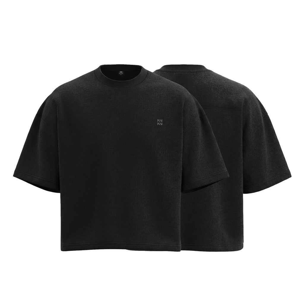 POLERA BOXYFIT NEGRA