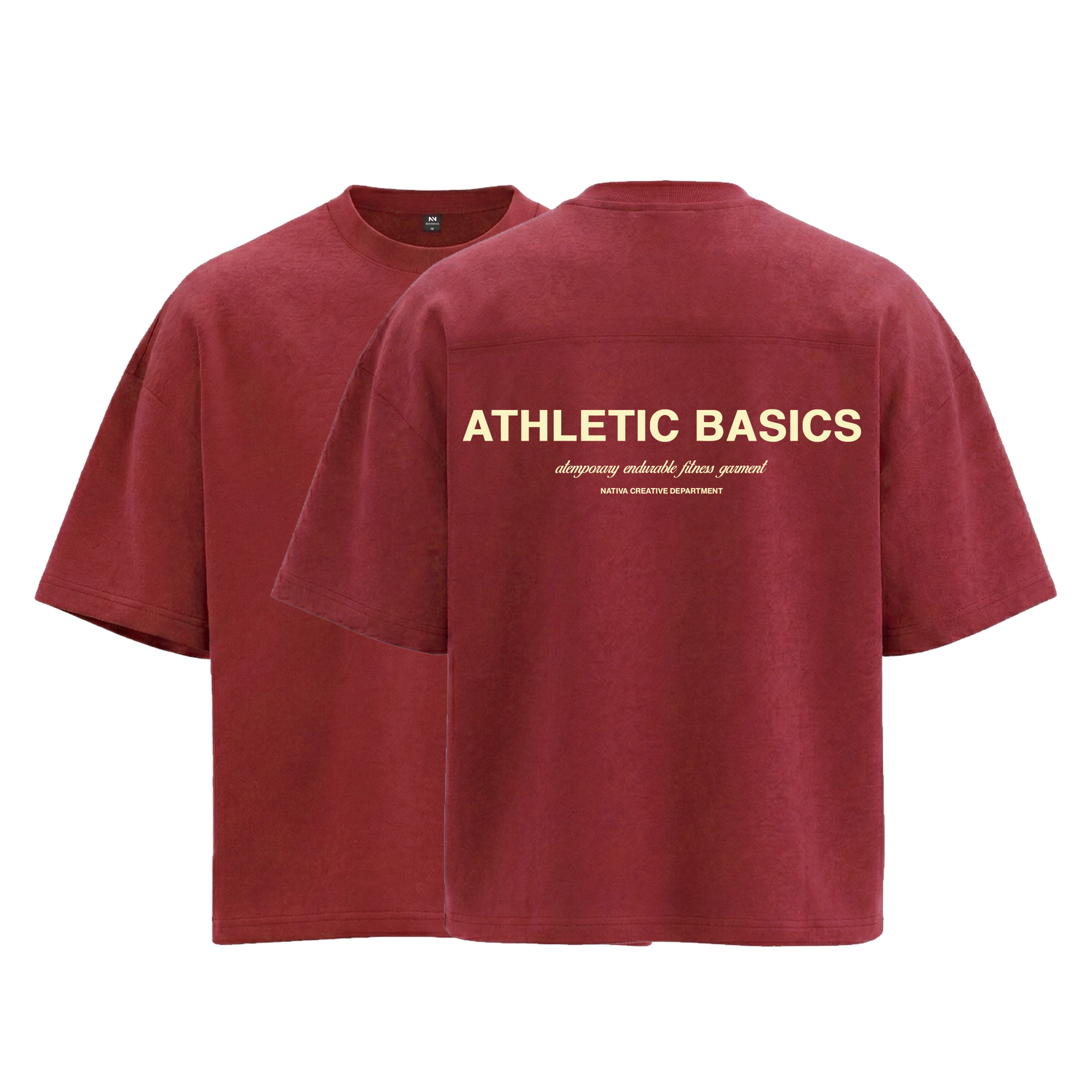 POLERA BASICS™ OVERSIZE BURDEO