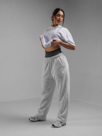 Buzo Perfect Fit Gris Melange — vista lateral | Nativa Elements