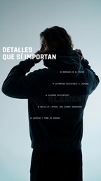 Poleron Athletic™ Boxy Fit Negro | Nativa Elements