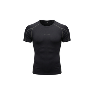COMPRESS MANGA CORTA NEGRA CON GRIS® PREVENTA