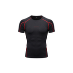 COMPRESS MANGA CORTA NEGRA CON ROJO® PREVENTA