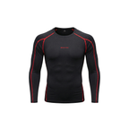 COMPRESS MANGA LARGA NEGRA CON ROJO LEGEND®