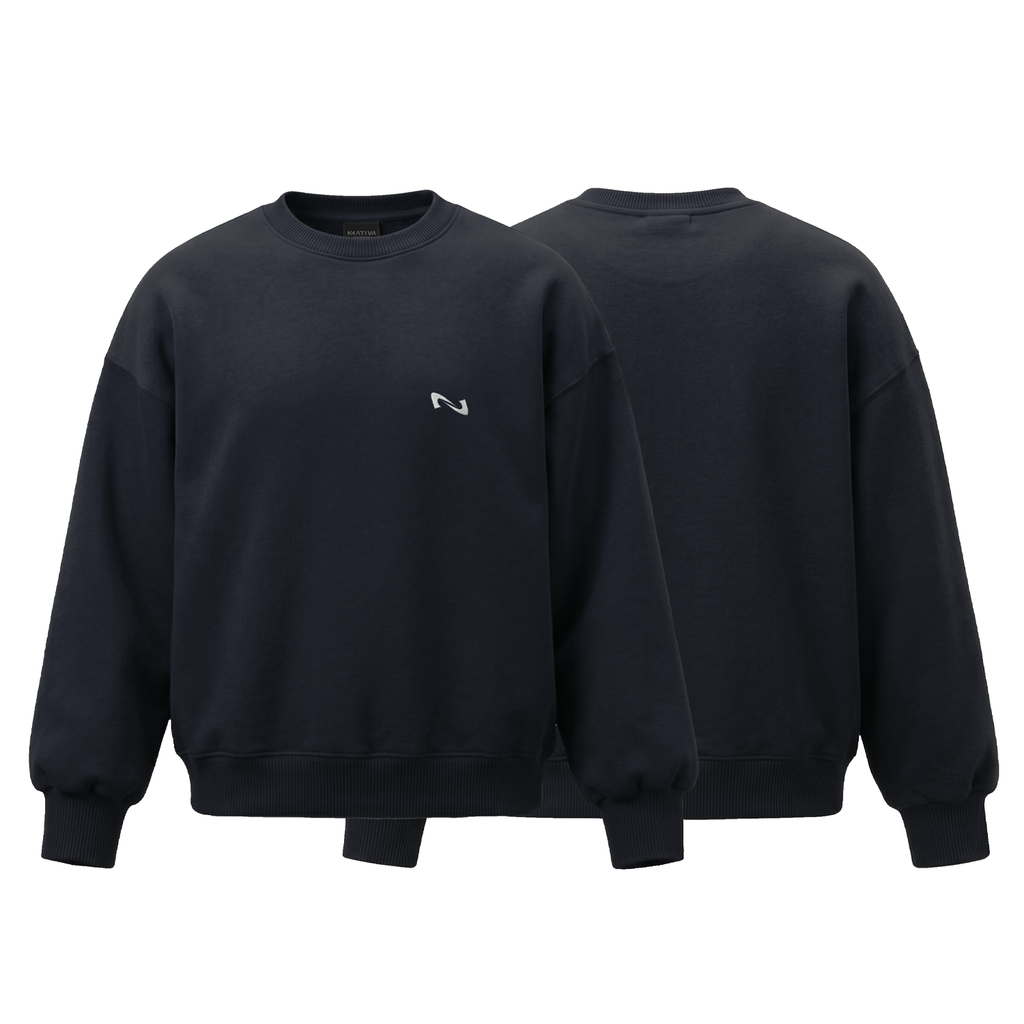 CREWNECK MARINO BASIC® POLERÓN RELAXED FIT